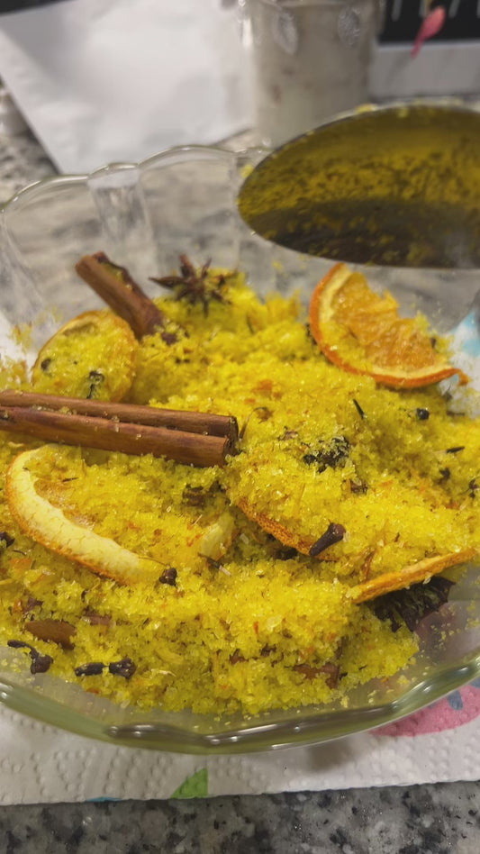 Lemon Honey & Citrus Salt Bath Scrub